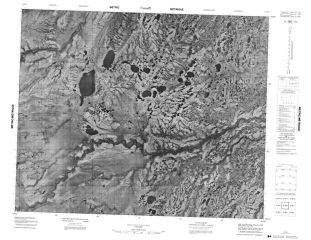 No Title Topographic Paper Map 043B06 at 1:50,000 scale