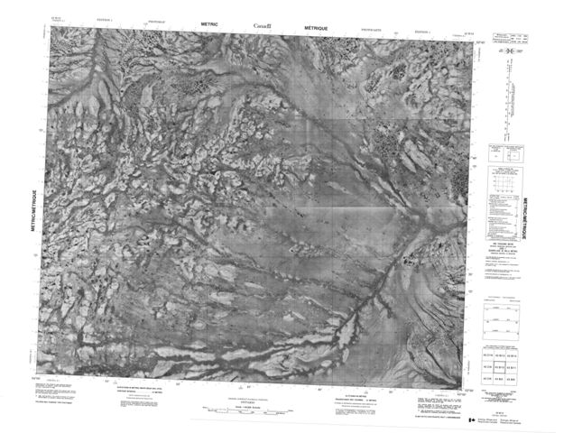 No Title Topographic Paper Map 043B12 at 1:50,000 scale