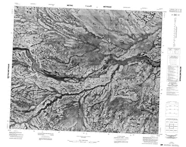 No Title Topographic Paper Map 043B13 at 1:50,000 scale