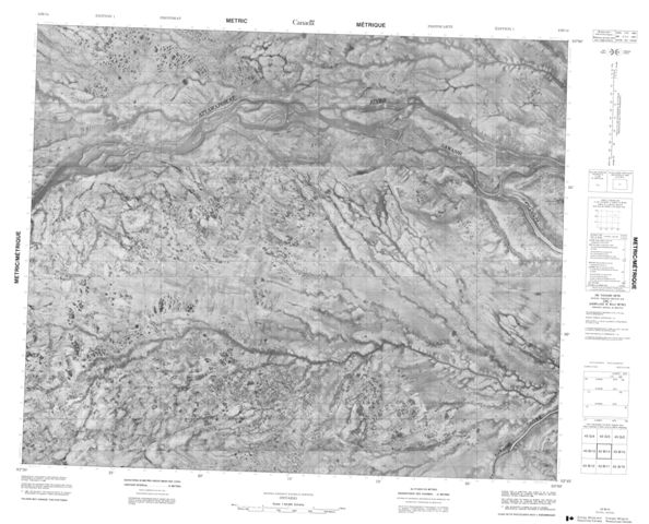 No Title Topographic Paper Map 043B14 at 1:50,000 scale