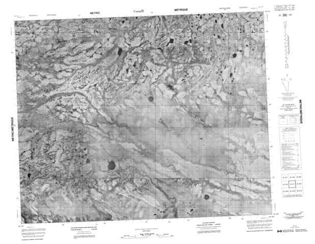 No Title Topographic Paper Map 043C01 at 1:50,000 scale