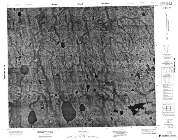 No Title Topographic Paper Map 043C05 at 1:50,000 scale