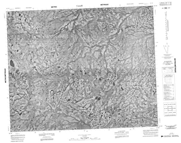 No Title Topographic Paper Map 043C09 at 1:50,000 scale