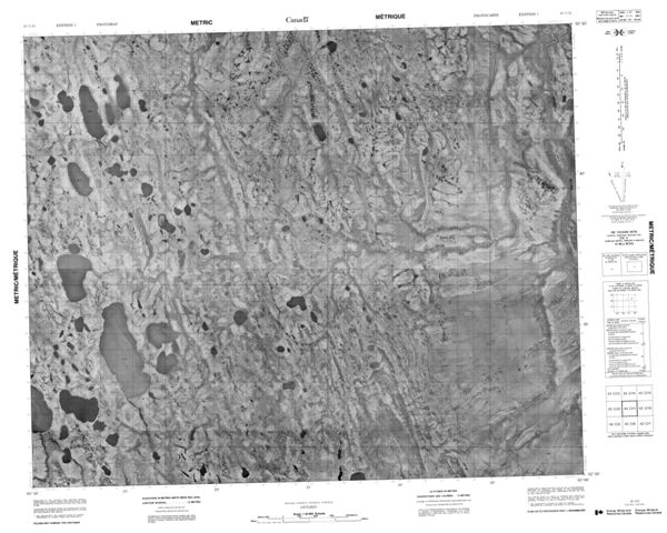 No Title Topographic Paper Map 043C11 at 1:50,000 scale