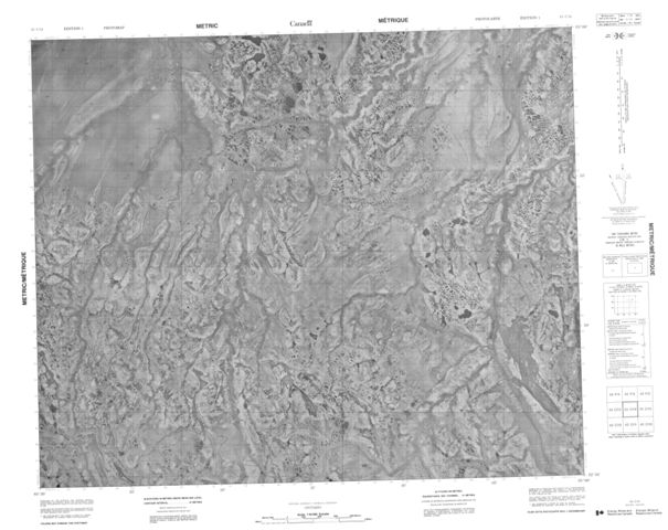 No Title Topographic Paper Map 043C14 at 1:50,000 scale