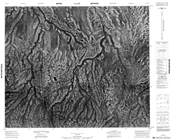 No Title Topographic Paper Map 043E10 at 1:50,000 scale