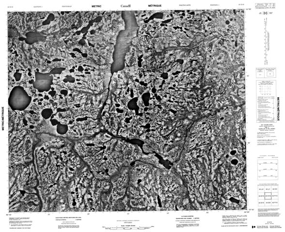 No Title Topographic Paper Map 043E16 at 1:50,000 scale