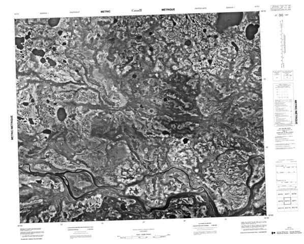No Title Topographic Paper Map 043F02 at 1:50,000 scale