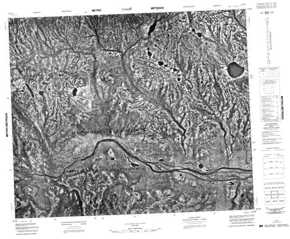 No Title Topographic Paper Map 043F09 at 1:50,000 scale