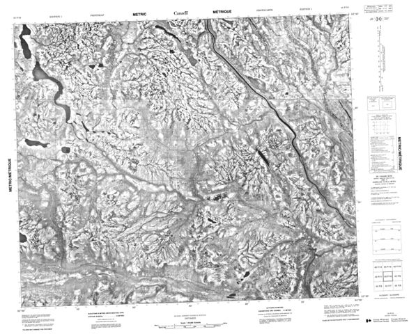 No Title Topographic Paper Map 043F10 at 1:50,000 scale