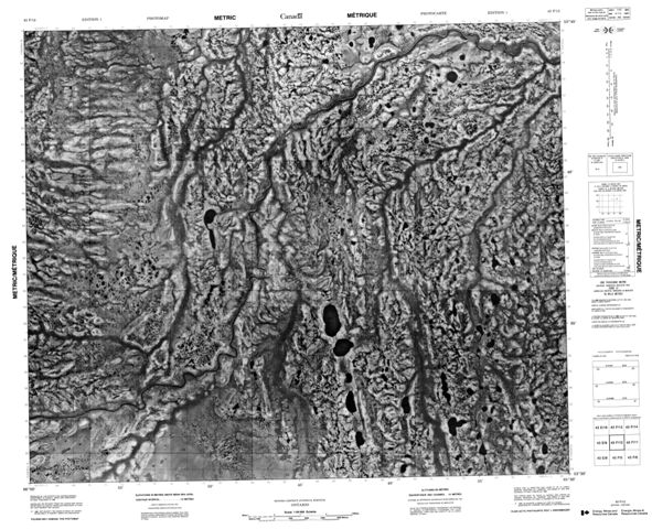 No Title Topographic Paper Map 043F12 at 1:50,000 scale