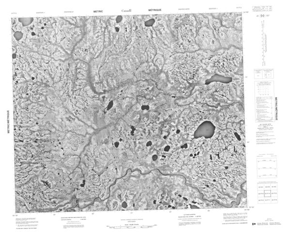 No Title Topographic Paper Map 043F14 at 1:50,000 scale