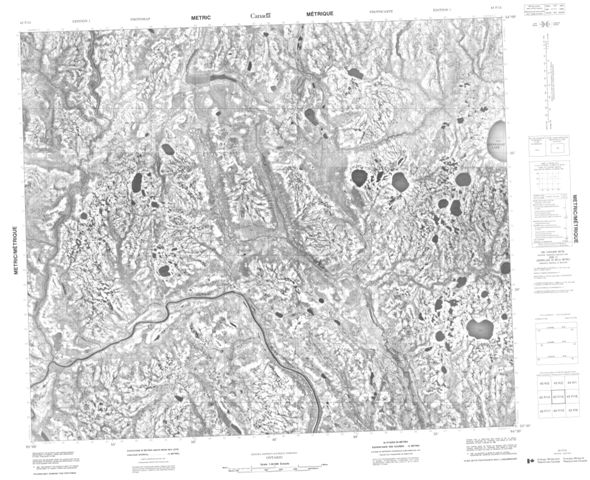 No Title Topographic Paper Map 043F15 at 1:50,000 scale