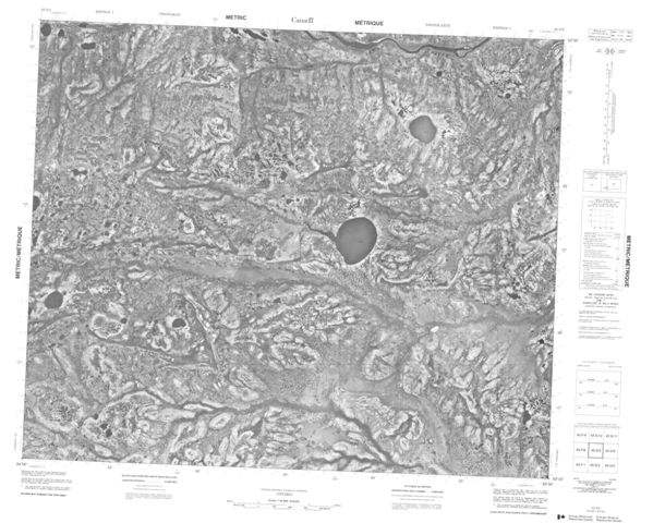No Title Topographic Paper Map 043G05 at 1:50,000 scale