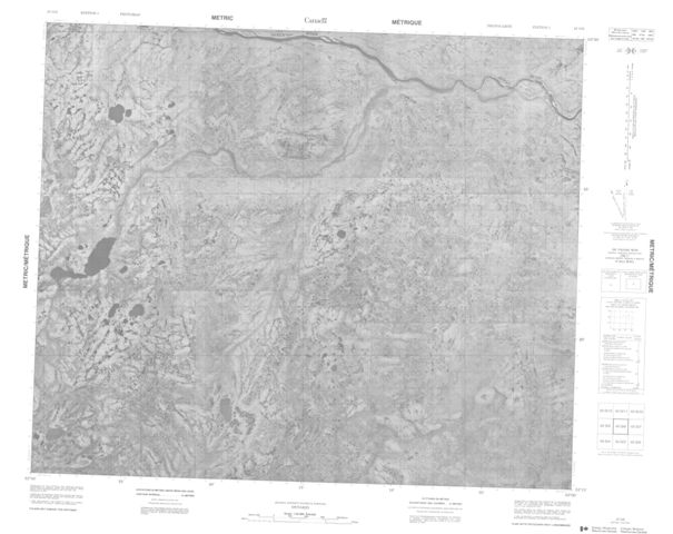 No Title Topographic Paper Map 043G06 at 1:50,000 scale