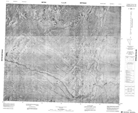 No Title Topographic Paper Map 043G10 at 1:50,000 scale
