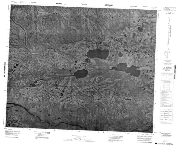 No Title Topographic Paper Map 043G12 at 1:50,000 scale