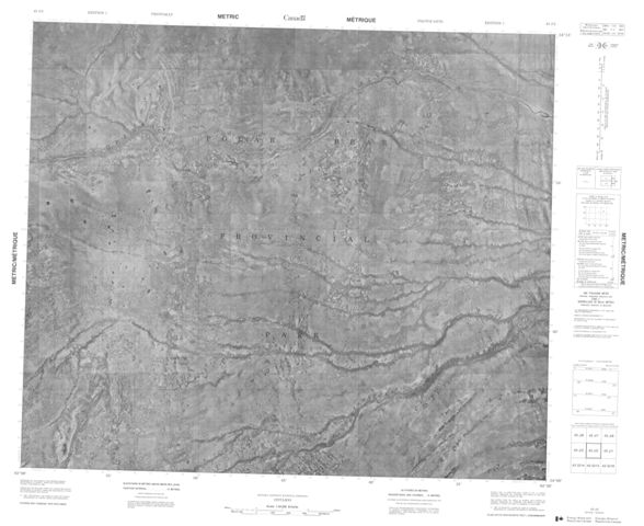 No Title Topographic Paper Map 043J02 at 1:50,000 scale