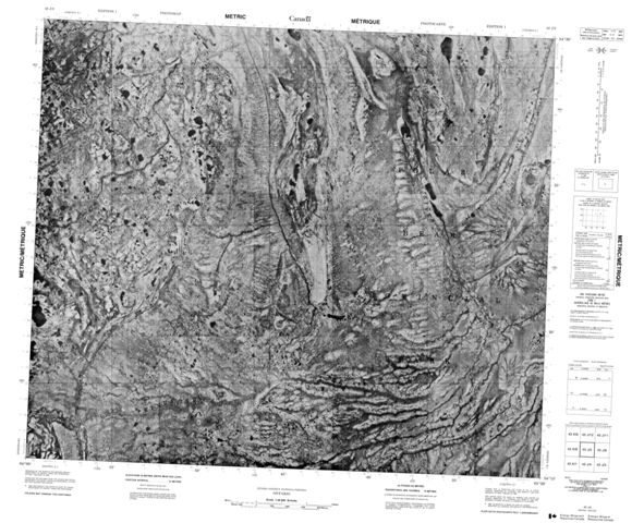 No Title Topographic Paper Map 043J05 at 1:50,000 scale