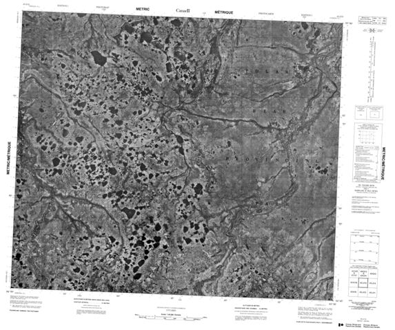 No Title Topographic Paper Map 043J13 at 1:50,000 scale