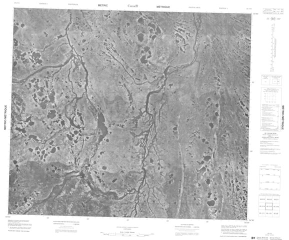 No Title Topographic Paper Map 043J15 at 1:50,000 scale