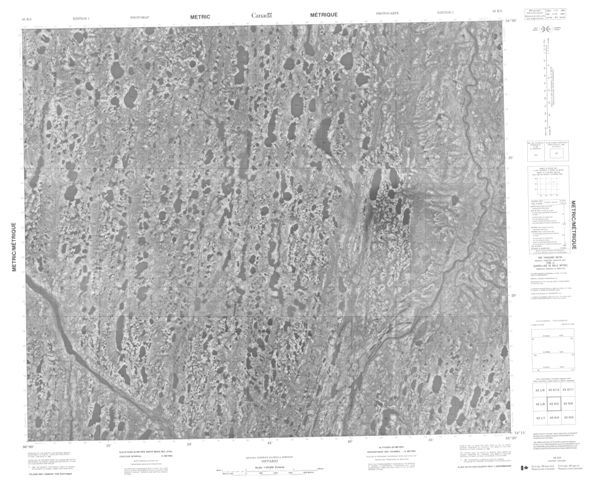 No Title Topographic Paper Map 043K05 at 1:50,000 scale