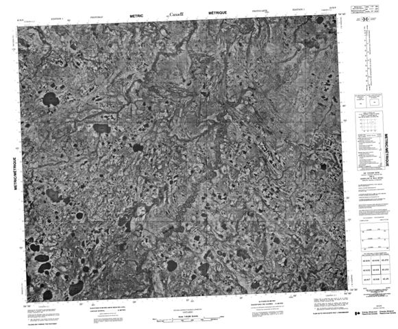 No Title Topographic Paper Map 043K09 at 1:50,000 scale