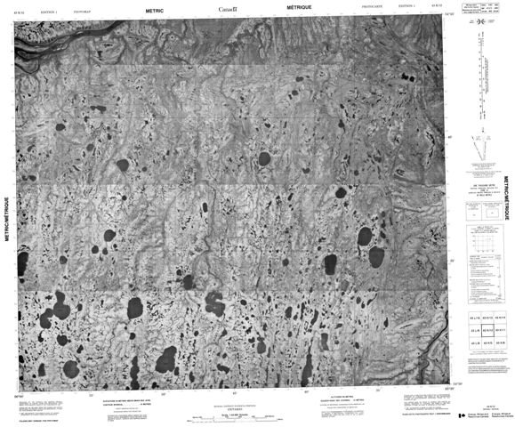 No Title Topographic Paper Map 043K12 at 1:50,000 scale