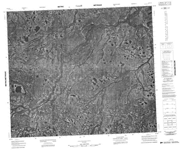 No Title Topographic Paper Map 043K16 at 1:50,000 scale