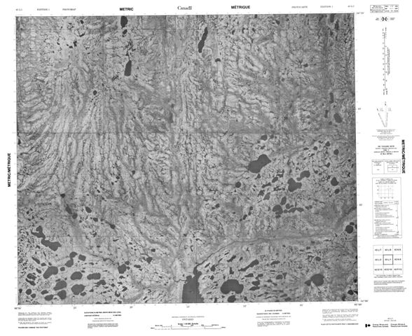 No Title Topographic Paper Map 043L01 at 1:50,000 scale
