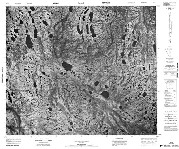 No Title Topographic Paper Map 043L02 at 1:50,000 scale