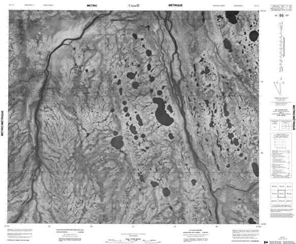 No Title Topographic Paper Map 043L03 at 1:50,000 scale