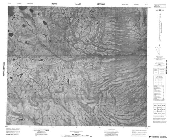 No Title Topographic Paper Map 043L04 at 1:50,000 scale