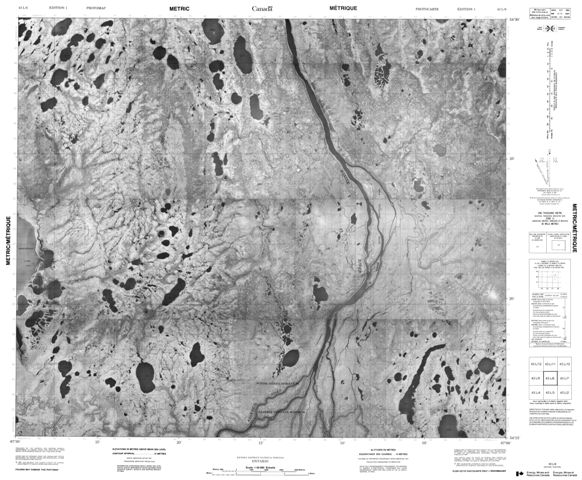 No Title Topographic Paper Map 043L06 at 1:50,000 scale