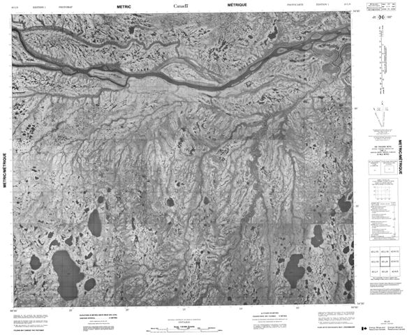 No Title Topographic Paper Map 043L09 at 1:50,000 scale