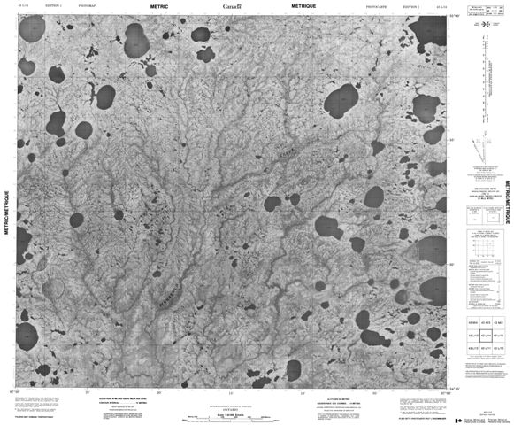 No Title Topographic Paper Map 043L14 at 1:50,000 scale