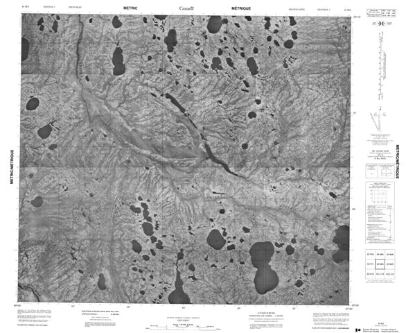 No Title Topographic Paper Map 043M04 at 1:50,000 scale