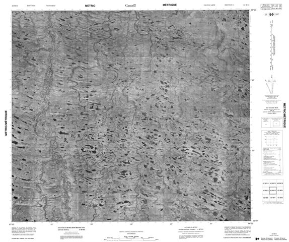 No Title Topographic Paper Map 043M10 at 1:50,000 scale