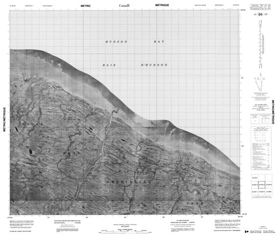 No Title Topographic Paper Map 043M15 at 1:50,000 scale
