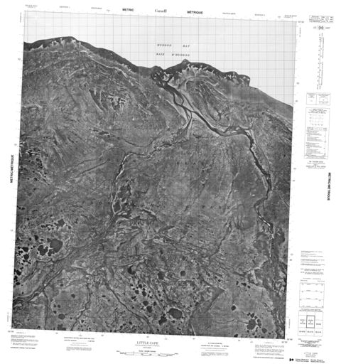 Little Cape Topographic Paper Map 043O04 at 1:50,000 scale