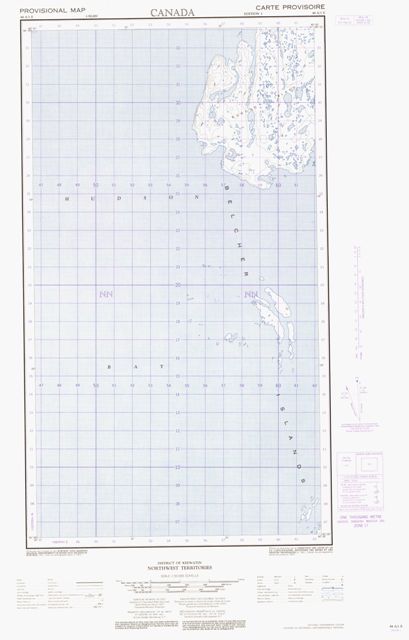 No Title Topographic Paper Map 044A01E at 1:50,000 scale