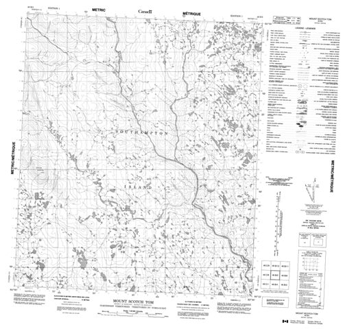 Mount Scotch Tom Topographic Paper Map 046B05 at 1:50,000 scale