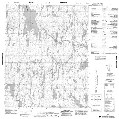 No Title Topographic Paper Map 046L05 at 1:50,000 scale