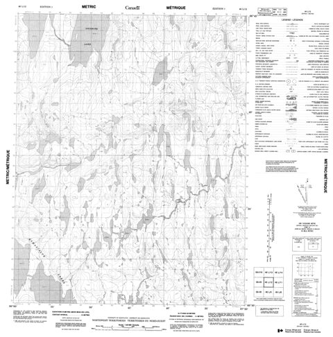 No Title Topographic Paper Map 046L12 at 1:50,000 scale