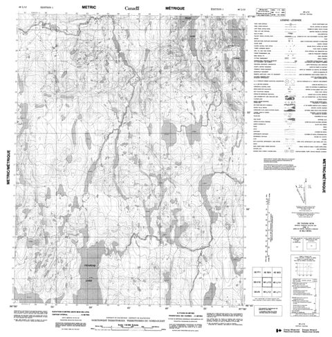 No Title Topographic Paper Map 046L13 at 1:50,000 scale