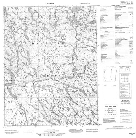 No Title Topographic Paper Map 046L16 at 1:50,000 scale