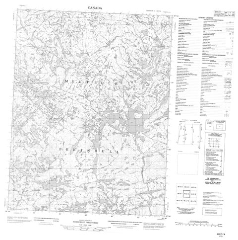 No Title Topographic Paper Map 046O04 at 1:50,000 scale