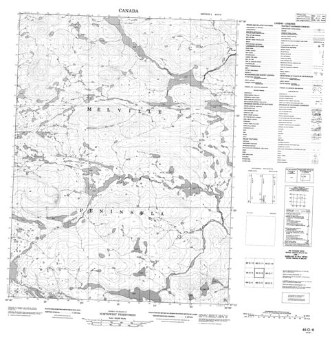 No Title Topographic Paper Map 046O06 at 1:50,000 scale