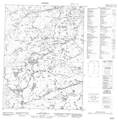 No Title Topographic Paper Map 046O09 at 1:50,000 scale