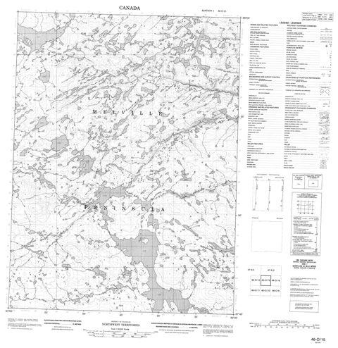 No Title Topographic Paper Map 046O15 at 1:50,000 scale
